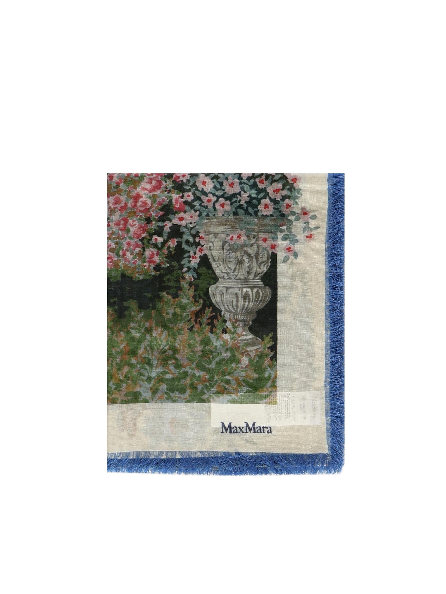 Foulard con stampa 2614541221600 004 MAX MARA 