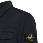 Overshirt in raso di cotone con logo L1S151200015 S0012V0020 STONE ISLAND 