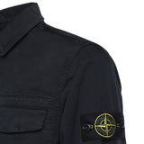 Overshirt in raso di cotone con logo L1S151200015 S0012V0020 STONE ISLAND 