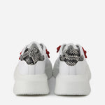 Sneakers Nemesis in nappa con lacci cerati NEMESIS2 PYTHONWHITE GIULIANO GALIANO 