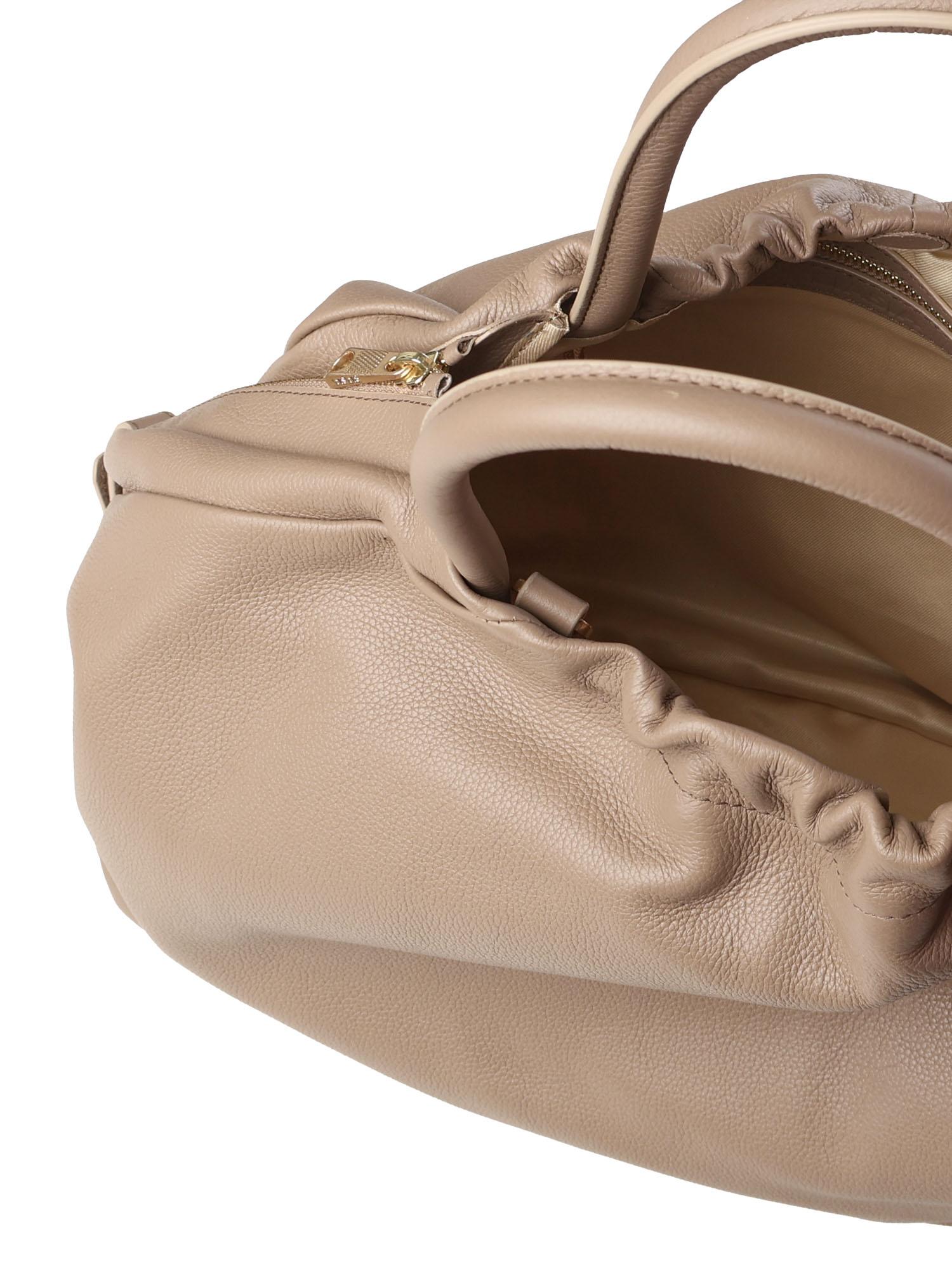 Borsa in pelle con logo BIBP9E701 TAUPE BIASIA 