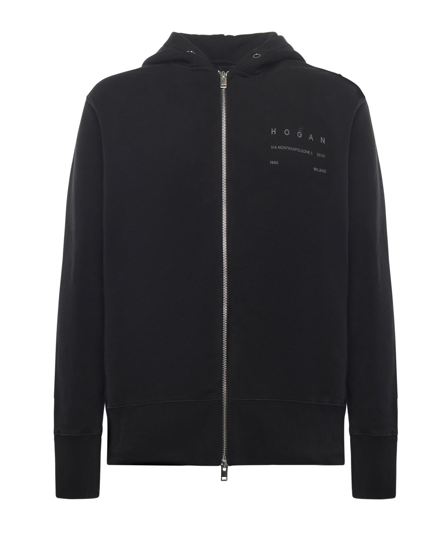 Felpa con zip in cotone KQMB551203TXUY B999 HOGAN 