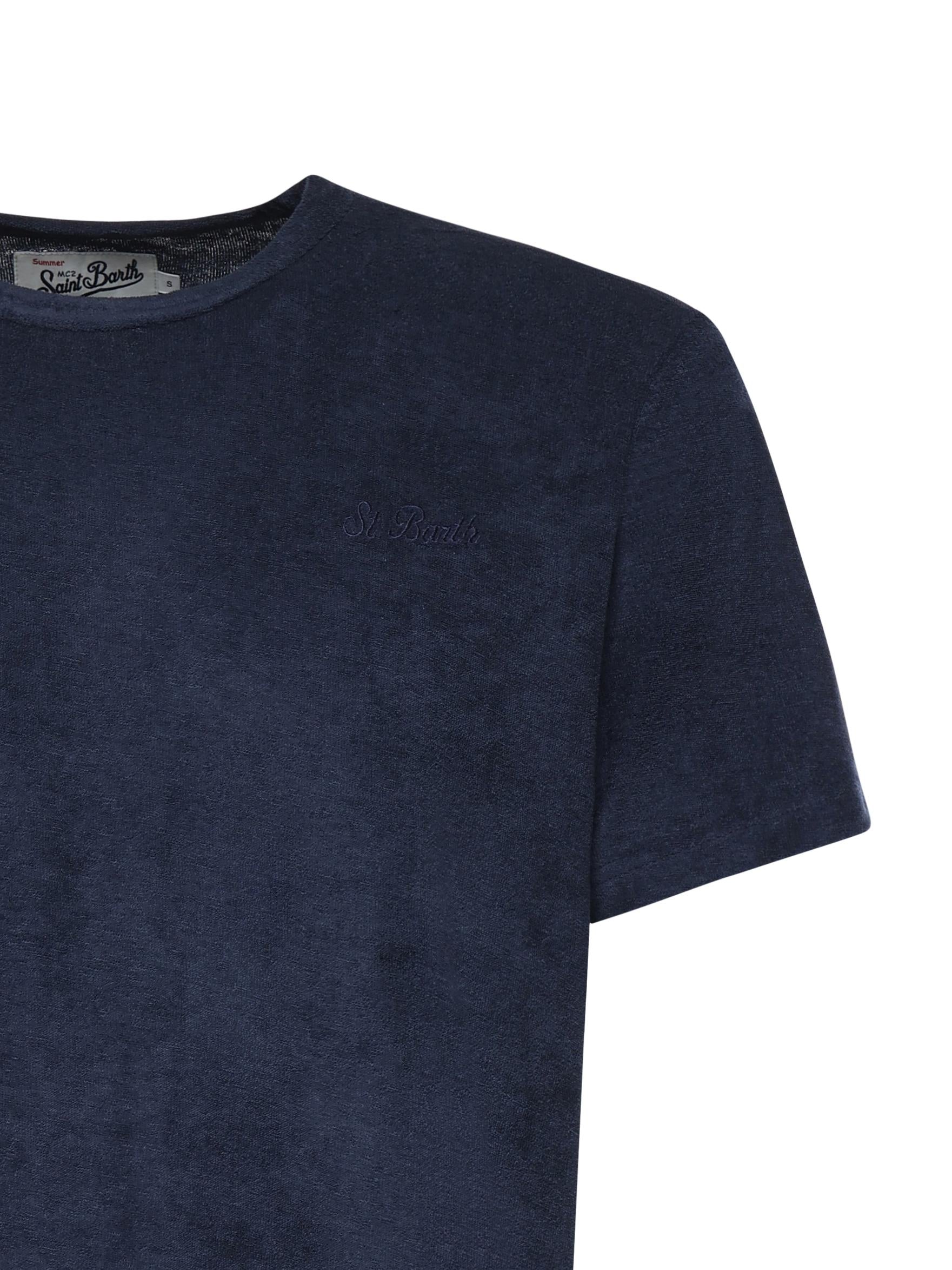 T-shirt in cotone con logo GAR0002 00145L MC2 SAINT BARTH 