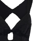 Mini abito Bonnie in bouclé CD3911 BLACK FOR LOVE & LEMONS 