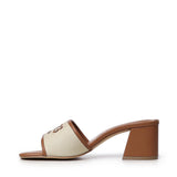 Mules Responsible 73 con logo 73SC9Y701CAN RESPONSIBLE 73 MULENATURALE/CUOIO V° 73 