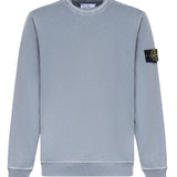 Felpa in cotone malfilé con logo L1S156100034 S0060V0124 STONE ISLAND 