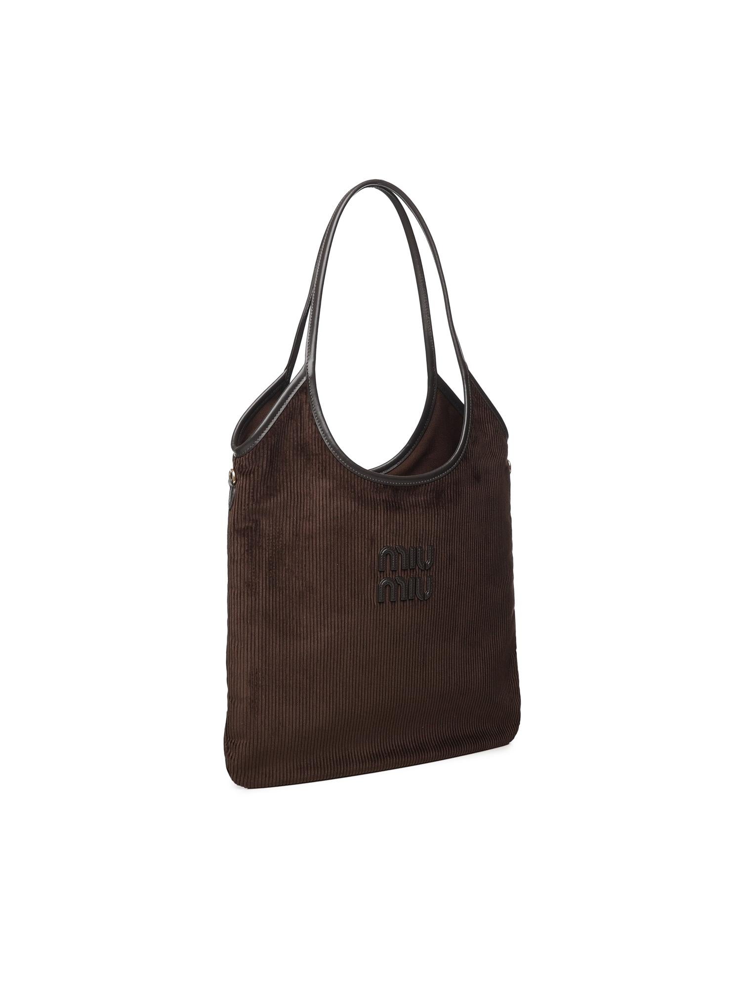 Borsa IVY in velluto 5BG231 AF81F0192 MIU MIU 