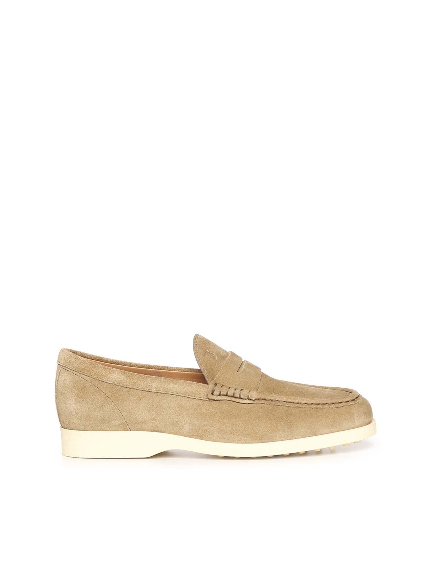 Mocassino in pelle scamosciata XXM98L0KC00M8W C402 TOD'S 