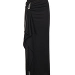 Gonna lunga Crystal in jersey 25044334 BLACK CHRISTOPHER ESBER 