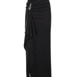 Gonna lunga Crystal in jersey 25044334 BLACK CHRISTOPHER ESBER 
