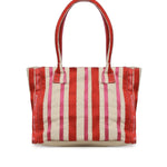 Borsa shopping con logo 73BS9MV02R ILENEROSSO/MULTICOLOR V° 73 
