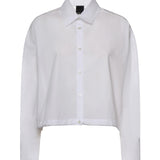 Camicia cropped in cotone 106249 A32LZ04 PINKO 