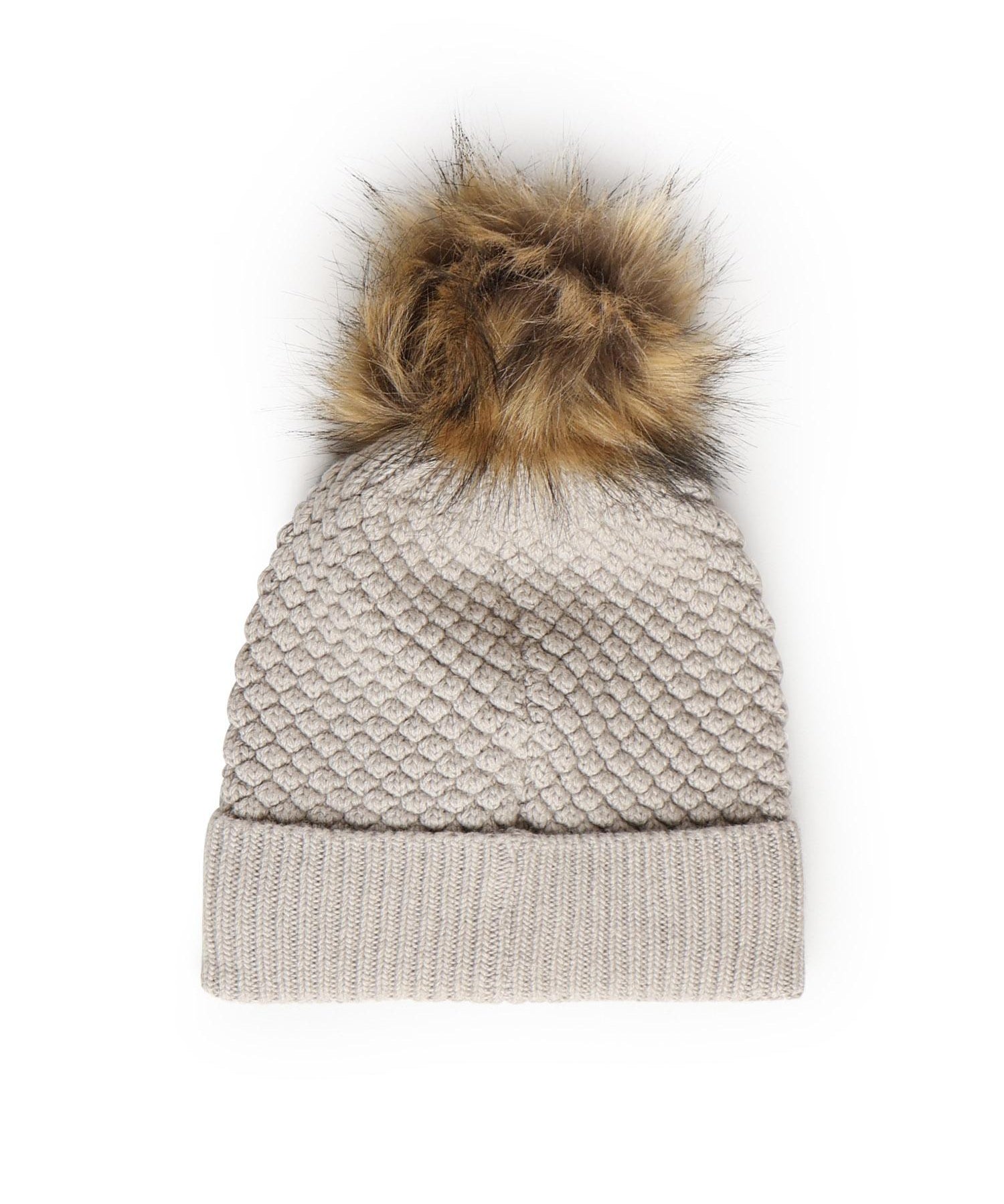 Cappello con pompon in pelliccia 4854E 3XS6 COLMAR ORIGINALS 