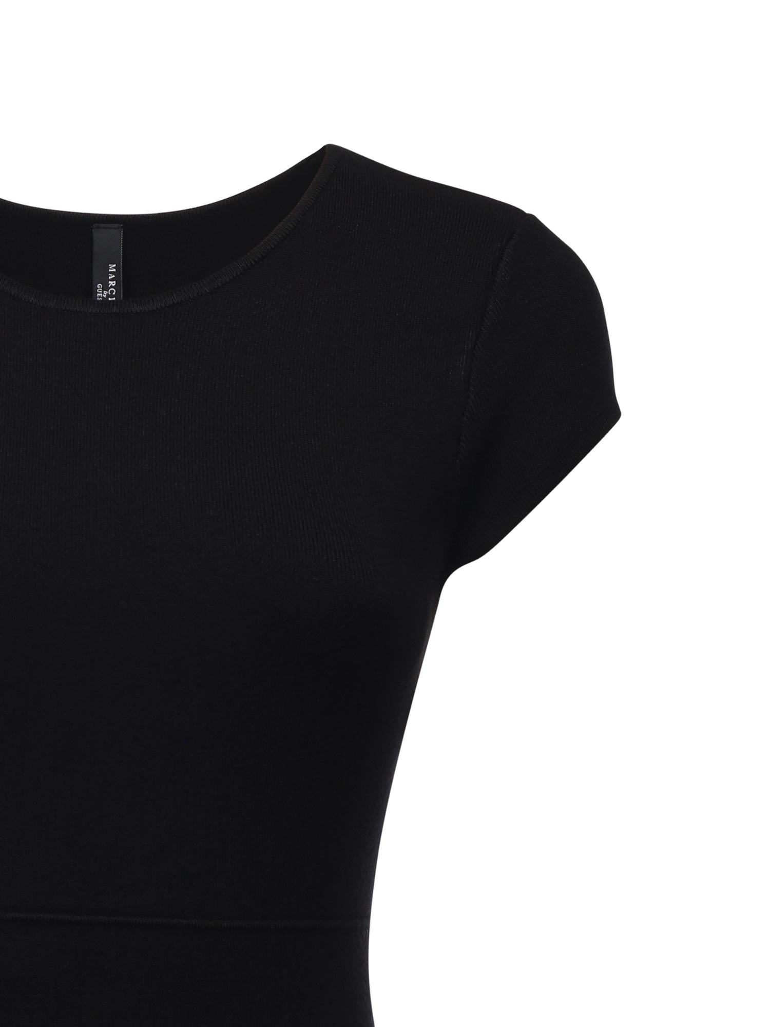 Vestito mini in maglia 5BGK00 5890ZJBLK MARCIANO BY GUESS 