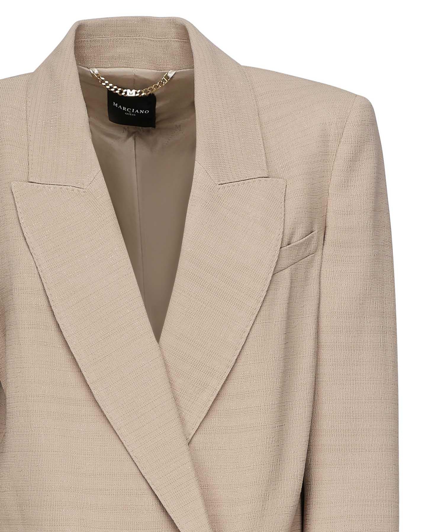 Blazer doppiopetto in viscosa 5YGN15 7341AG1BQ MARCIANO BY GUESS 