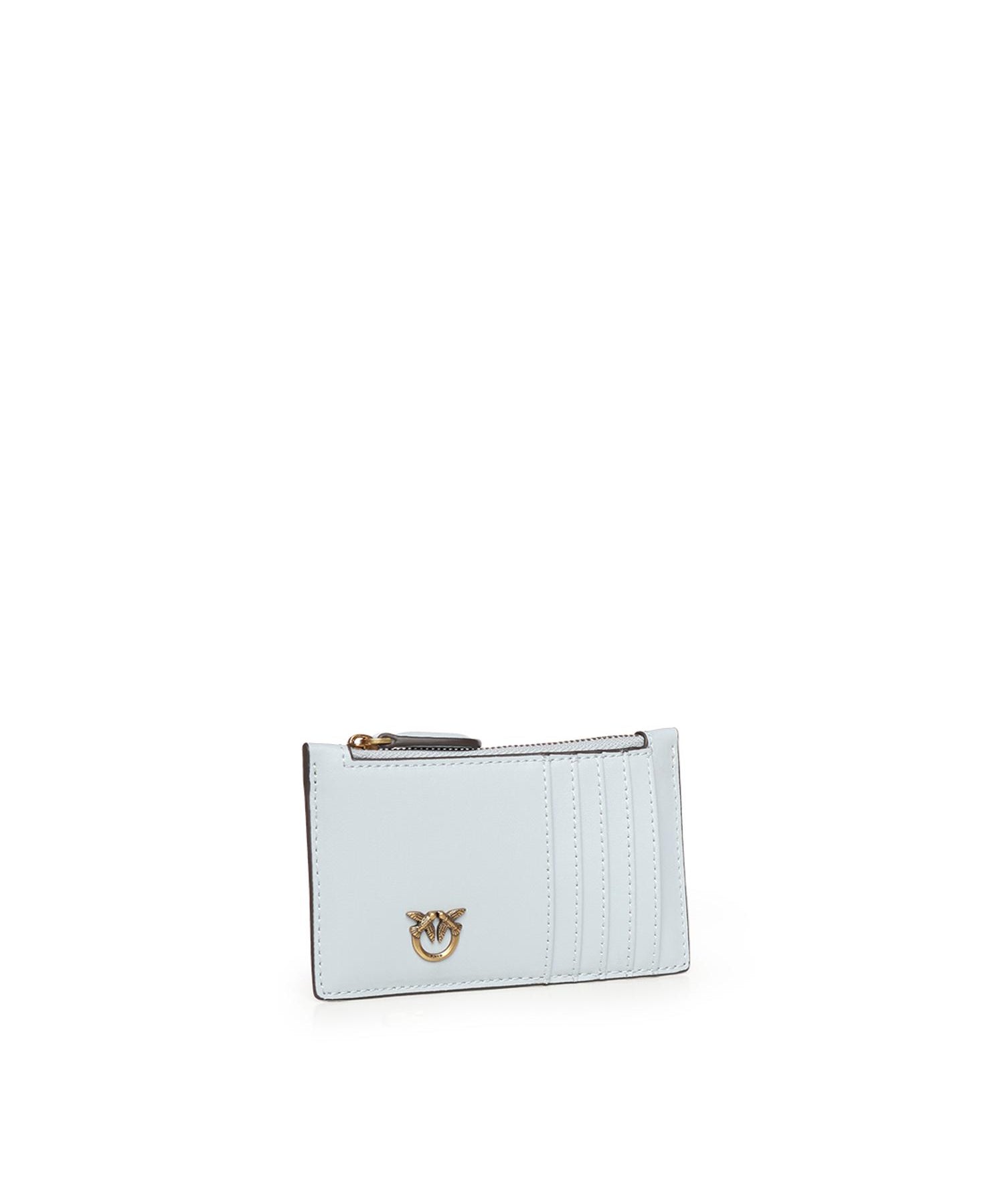 Porta carte con zip in pelle 100251 A0F1E37Q PINKO 