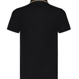 Polo in cotone con finiture Check 8126949 A1189 BURBERRY 