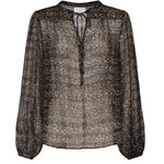 Blusa Harper in seta con stampa animalier HRP001 03047H MC2 SAINT BARTH 