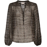 Blusa Harper in seta con stampa animalier HRP001 03047H MC2 SAINT BARTH 