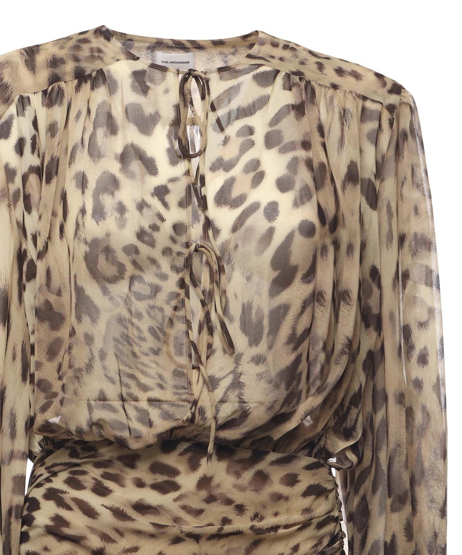 Mini abito Yulia T180155B TNP255ANIMALIER THE ANDAMANE 