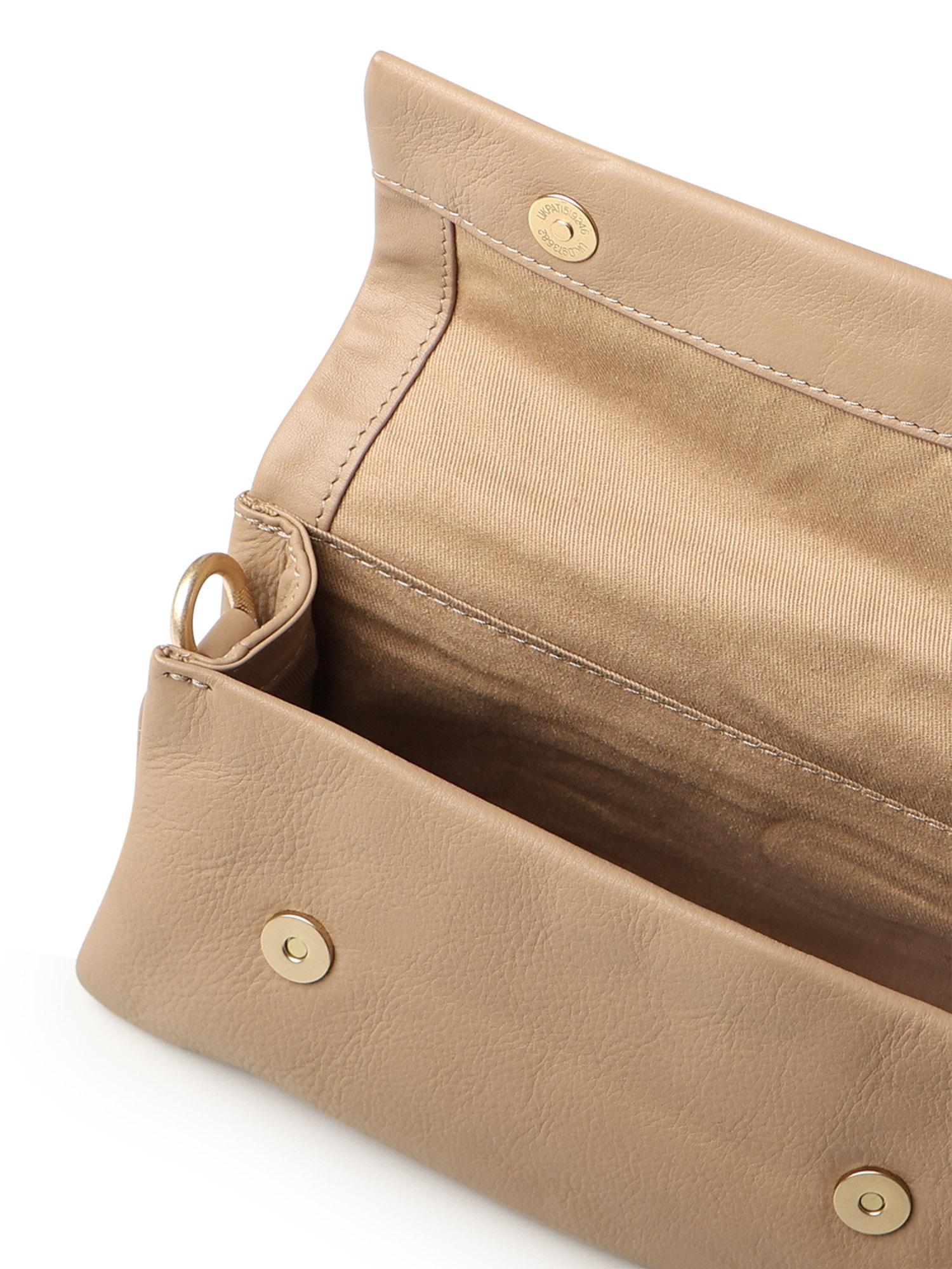 Borsa a tracolla in pelle BIBP9F901 CAMEL BIASIA 