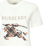 T-shirt con EKD a punto croce 8110955 B7078 BURBERRY 