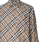 Camicia vintage check in misto lana 8095342 C1202 BURBERRY 