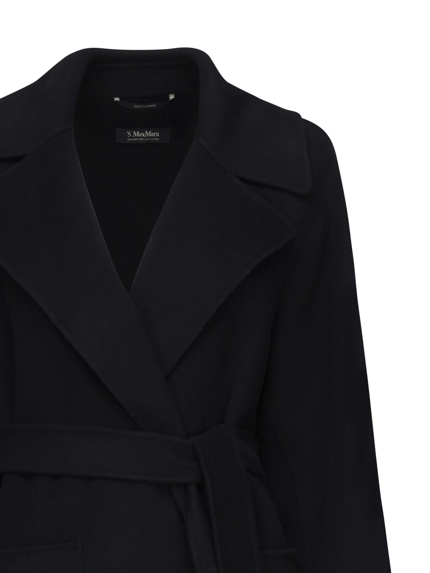 Cappotto lungo a vestaglia in lana 2529016011600 081 'S MAX MARA 