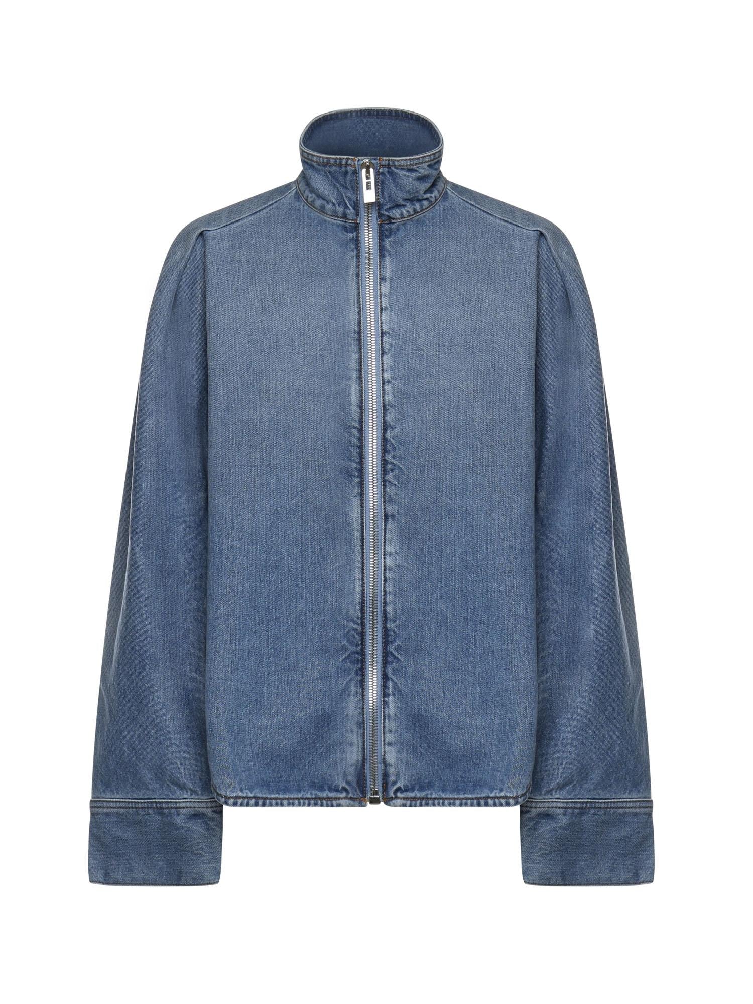 Camicia in denim con zip AA9C1005D015C A21 ALAIA 