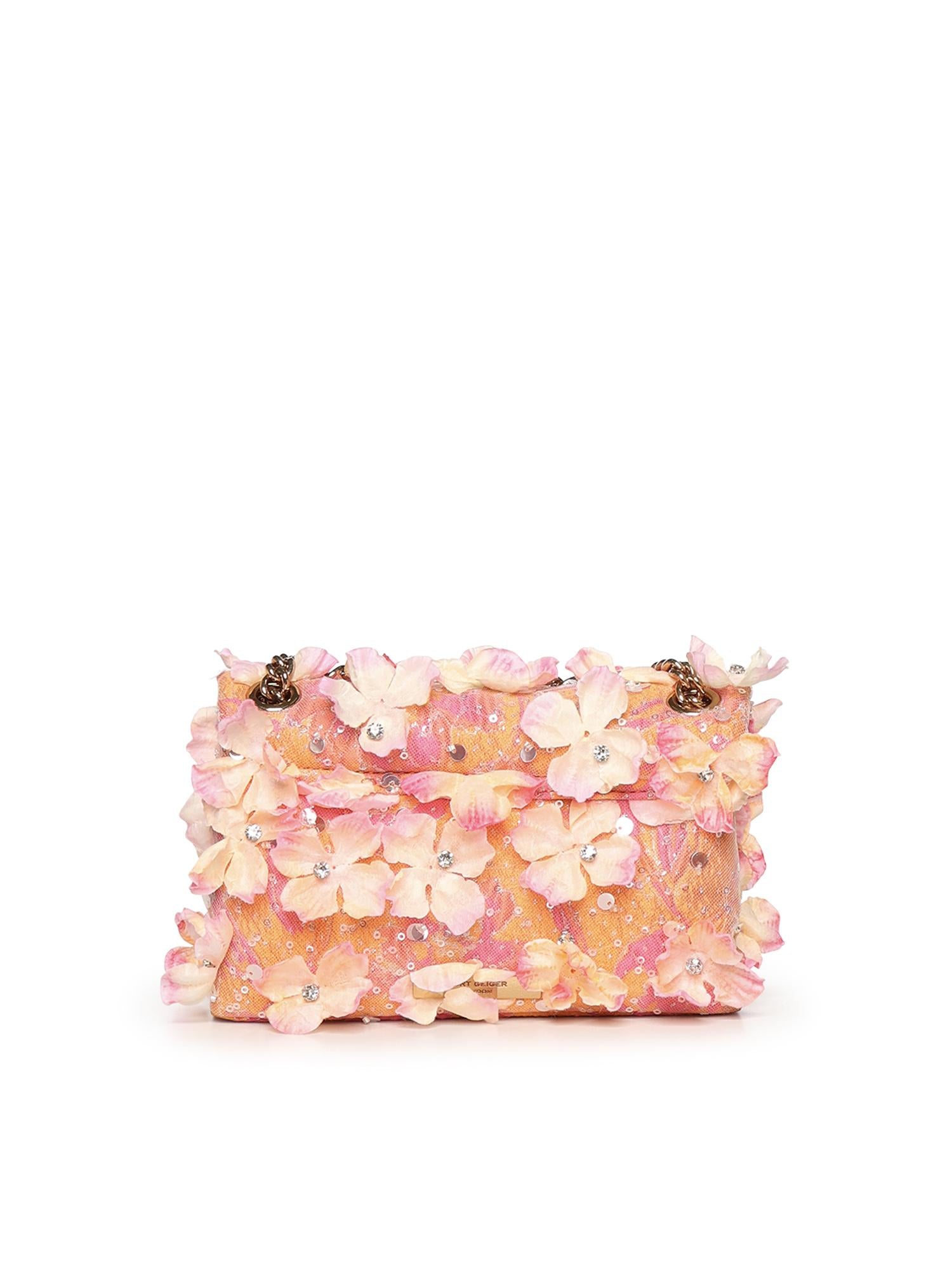 Mini bag Kensington Flowers 5582096069 PEACH KURT GEIGER 