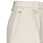 Shorts in cotone con risvolto<BR/> NTW8350480LVTY B011 FAY 