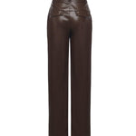 Pantaloni balloon effetto pelle soft touch 105371 A2P4M22 PINKO 