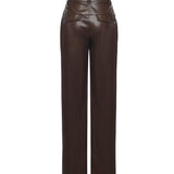 Pantaloni balloon effetto pelle soft touch 105371 A2P4M22 PINKO 