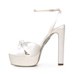 Sandali 'Cupid Bridal Plateau' in raso CPDHIGBR SATFFF AQUAZZURA 