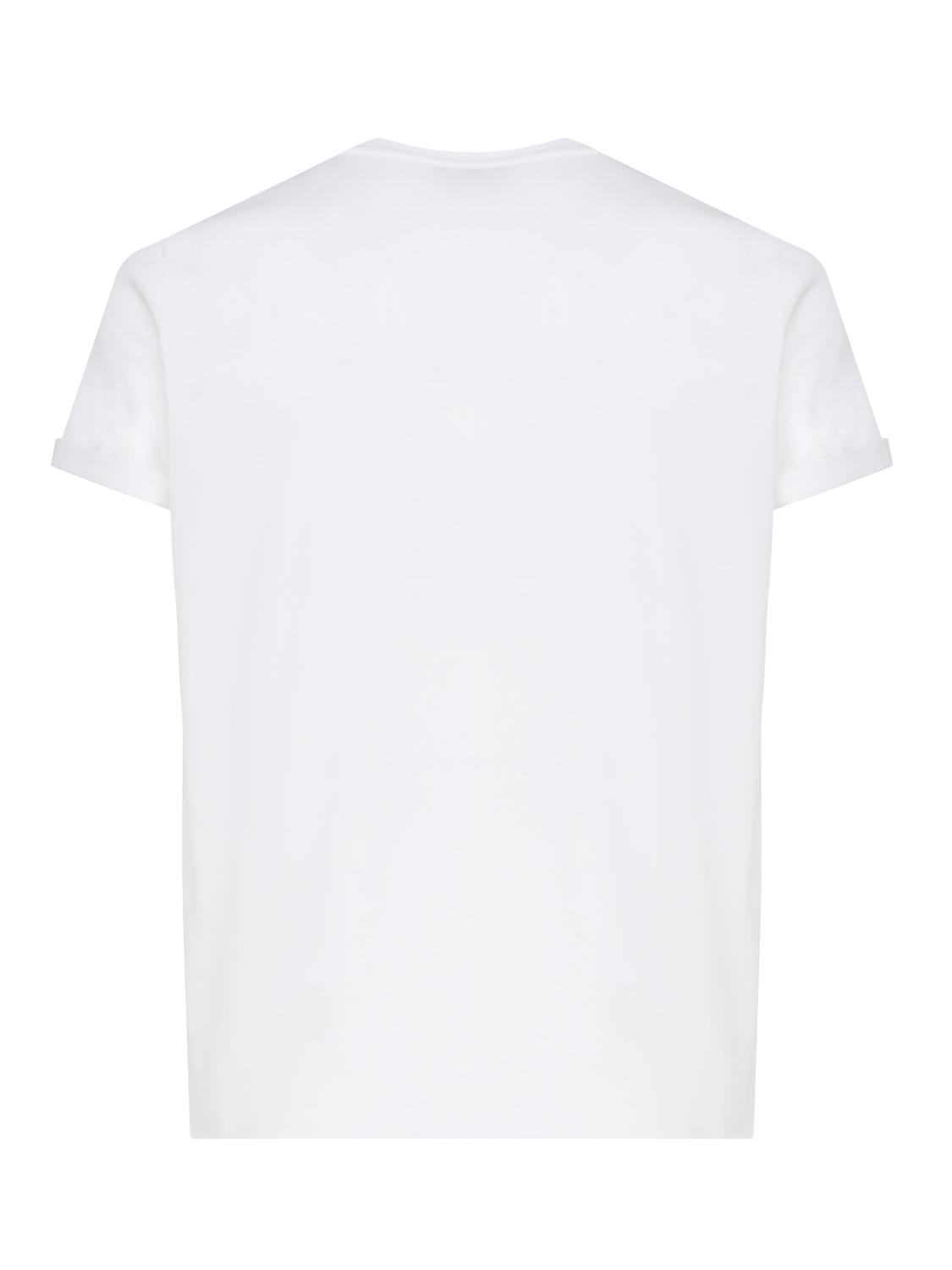 T-shirt in cotone con logo 464572 YB2DQ9000 SAINT LAURENT 