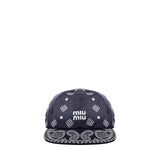 Cappello da baseball con logo 5HC369 2IC9F022X MIU MIU 