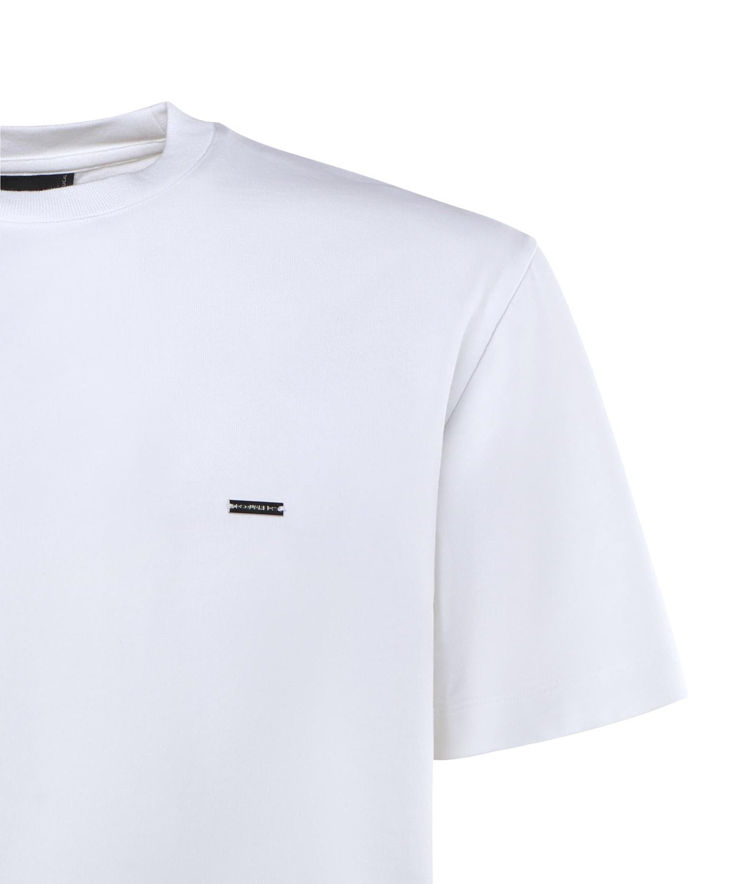 T-shirt in jersey con logo<BR/> S74GD1522 D20106100 DSQUARED2 