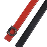 Cintura Gancini in pelle di vitello 670314 771632002 FERRAGAMO 