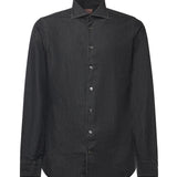 Camicia in denim di cotone 17047 5 BORRIELLO NAPOLI 