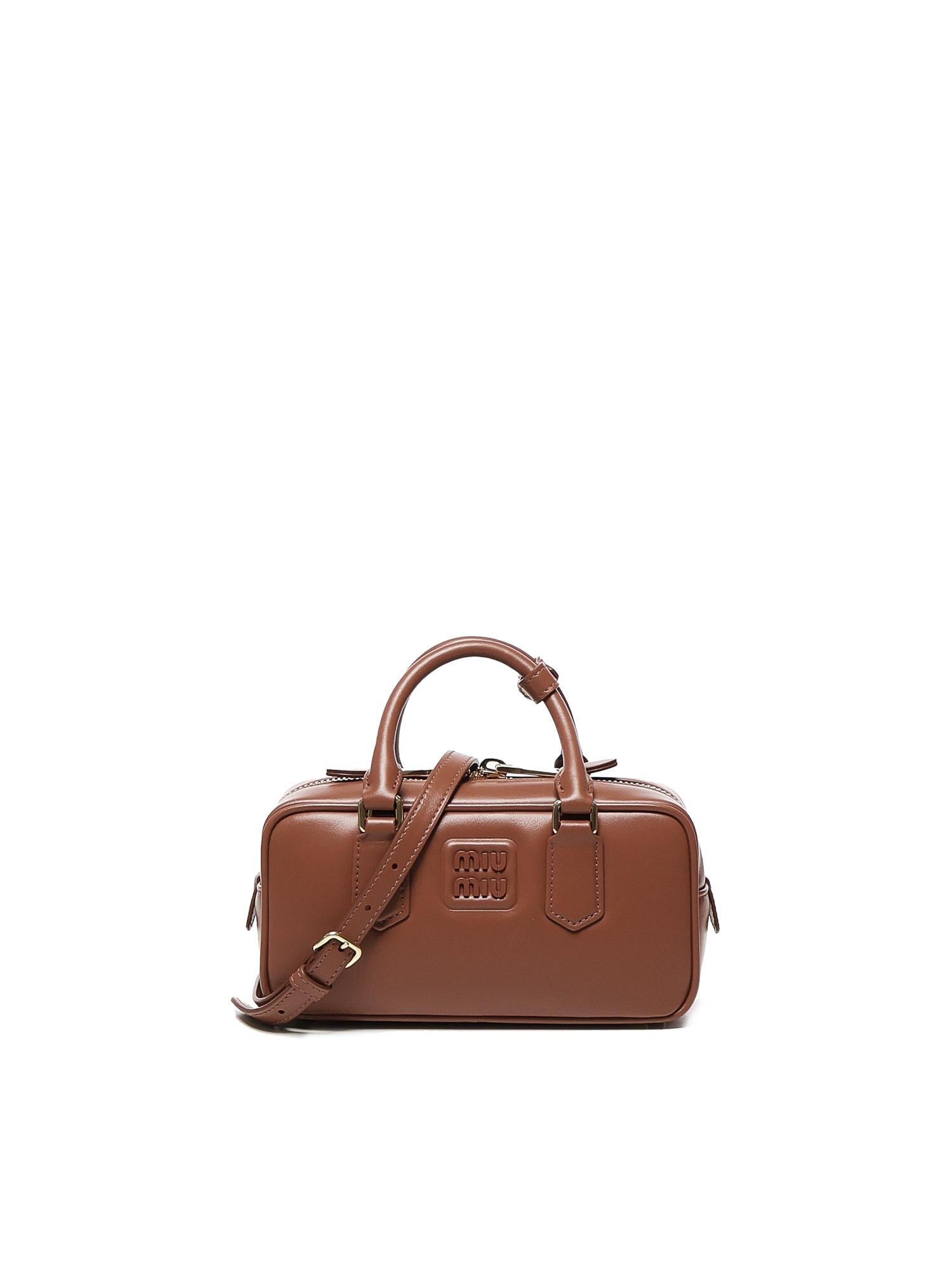 Borsa Arcadie in pelle regular 5BB142 ACR3F0033 MIU MIU 