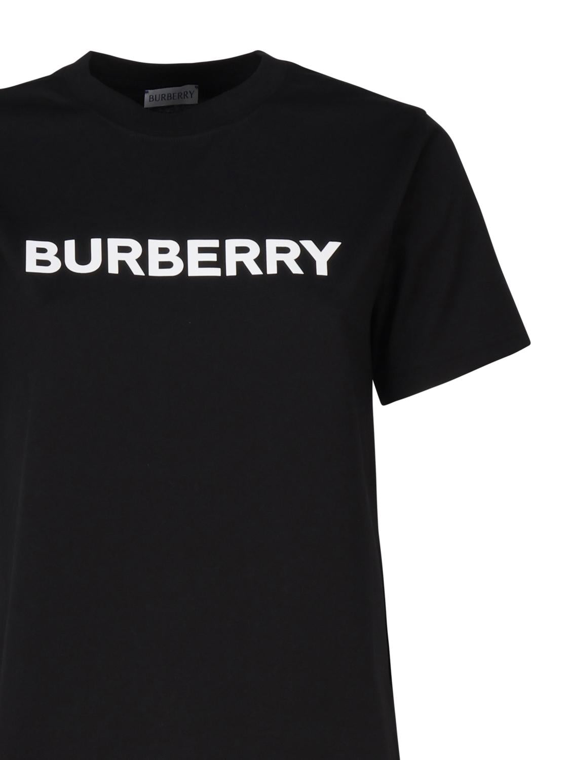 T-shirt in cotone con logo<BR/> 8080324 A1189 BURBERRY 