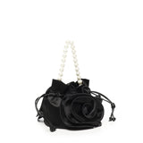 Borsa Magda Pearl in raso 7047230000 BLACK MAGDA BUTRYM 