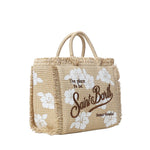 Borsa Colette in tessuto effetto paglia con logo COL0017 03047L MC2 SAINT BARTH 