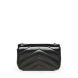 Borsa Loulou mini in pelle di agnello 821749 AAEAX1000 SAINT LAURENT 