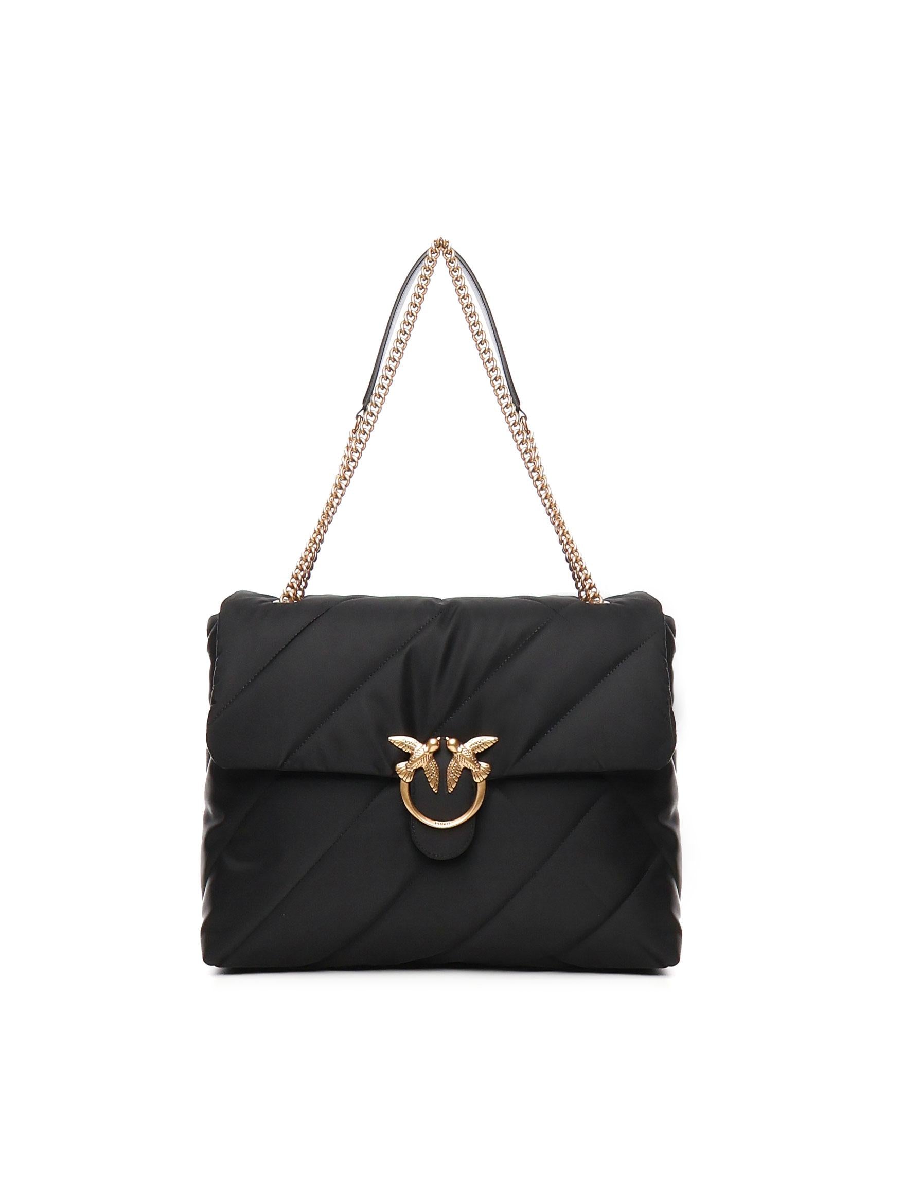 Borsa grande trapuntata Love Bag tessuto riciclato 103347 A05FZ99Q PINKO 