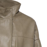 Bomber Veren in ecopelle JAFS21915430  THE FRANKIE SHOP 