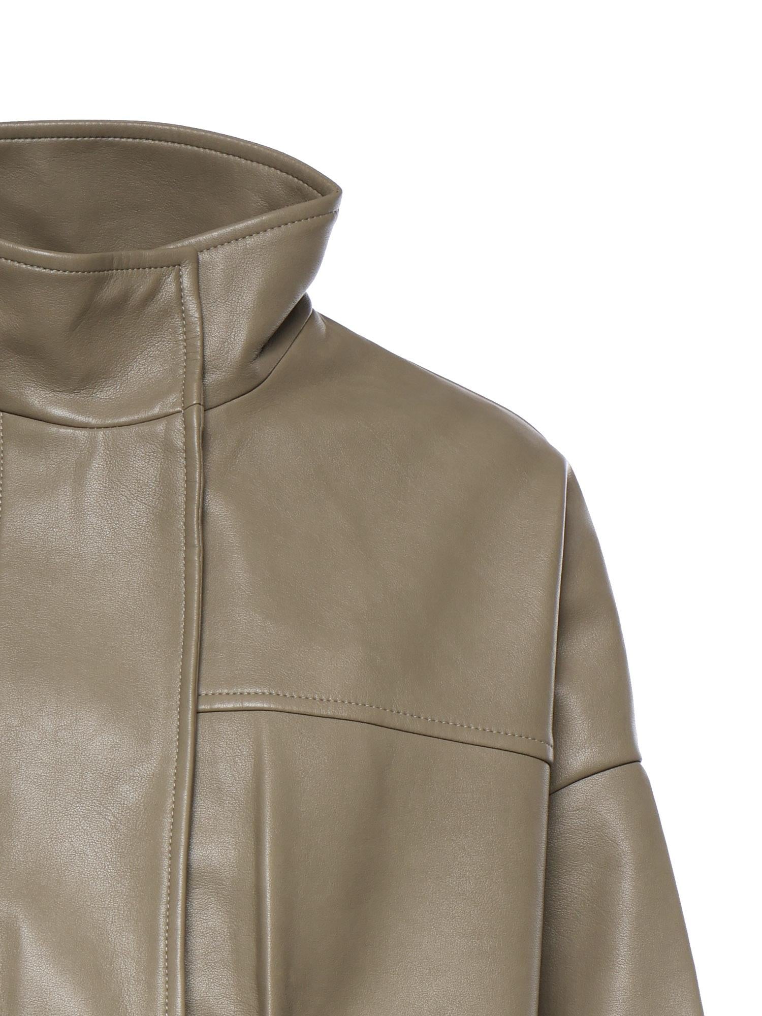Bomber Veren in ecopelle JAFS21915430  THE FRANKIE SHOP 