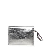 Pochette Envelope in pelle metallizzata con logo 104820 A2OTKZ7Q PINKO 