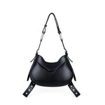 Borsa a spalla Y2K.002 FBBP70002 -NERO/NIKEL BIASIA 