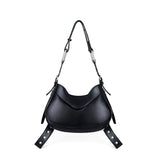 Borsa a spalla Y2K.002 FBBP70002 -NERO/NIKEL BIASIA 